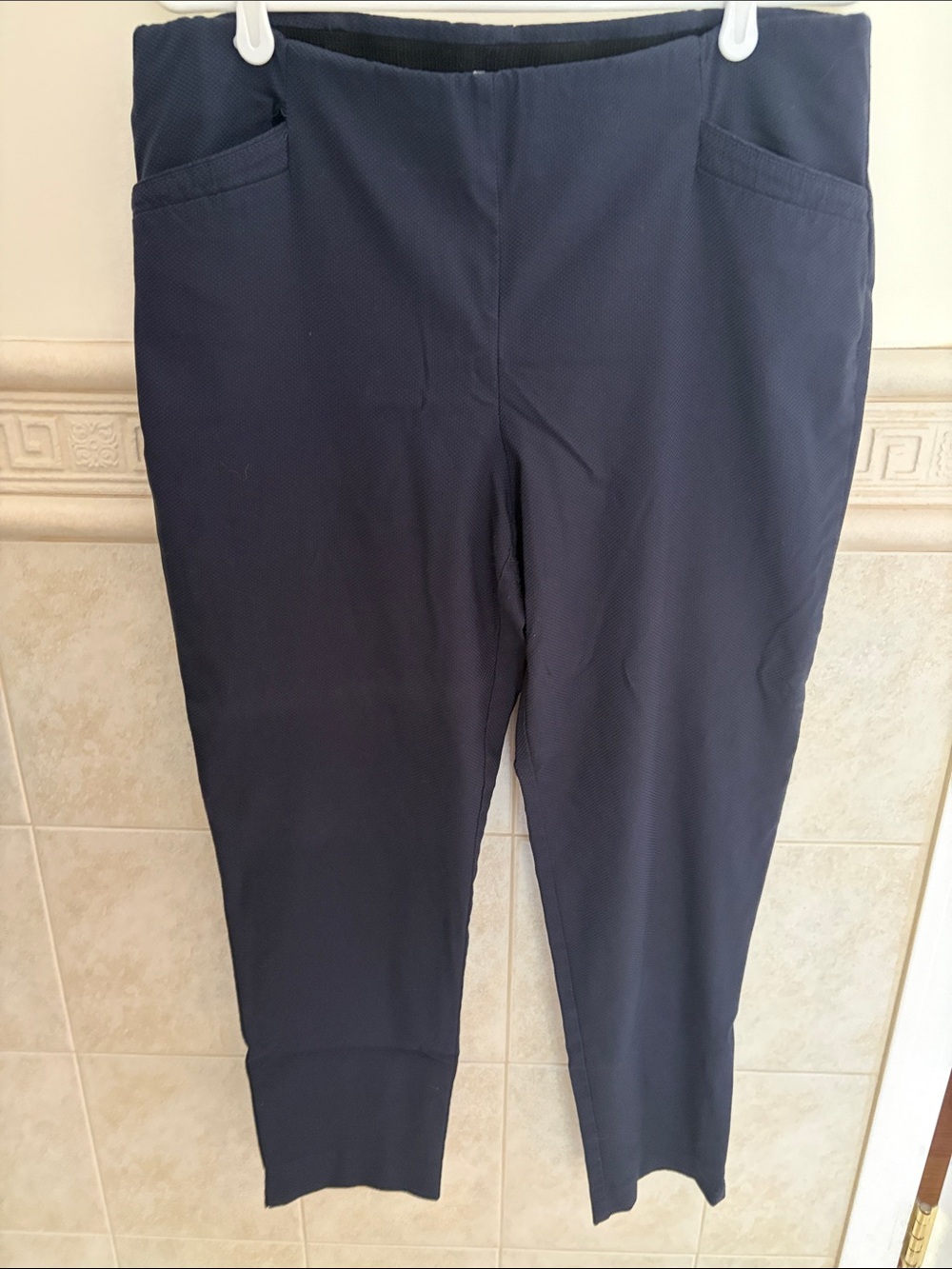 Women's Van Heusen Navy Pull-On Ponte Pants